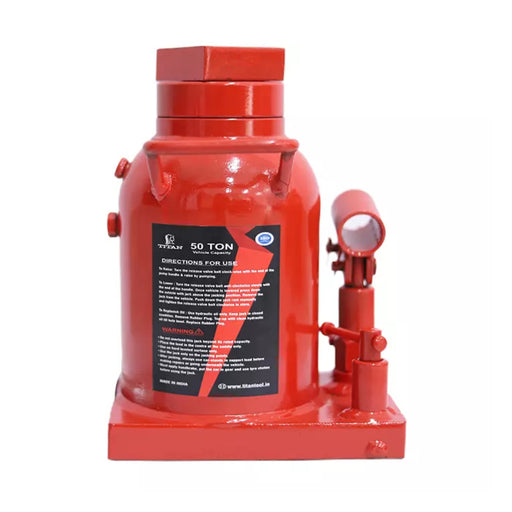 Titan HBJ50T Heavy Duty Hydraulic Bottle Jack 50Ton Capacity