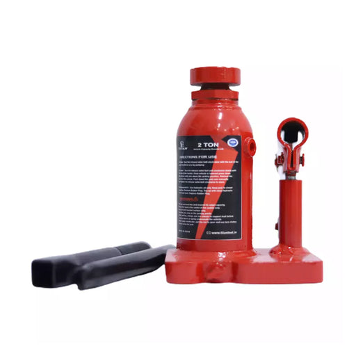 Titan HBJDL2T Heavy Duty Double Lift Hydraulic Bottle Jack 2000kg Capacity