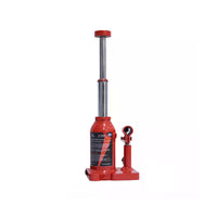 Titan HBJDL2T Heavy Duty Double Lift Hydraulic Bottle Jack 2Ton Capacity Red Colour