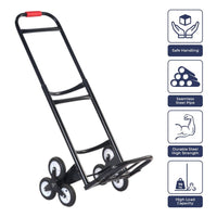 Inaithiram HT70WB Staircase Climbing Hand Truck for Cylinders and Water Barrels 70kg Capacity safe handling high load capacity seamless steel pipes